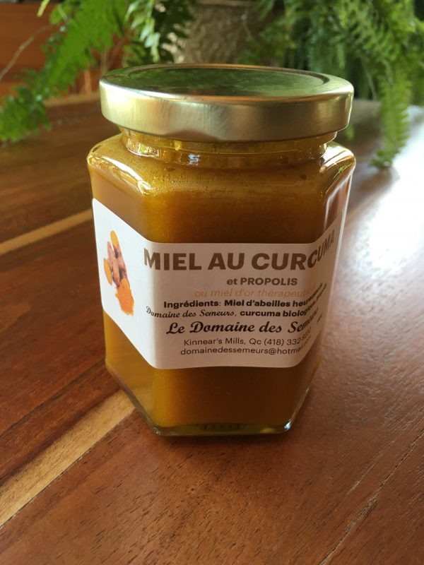 Miel au curcuma